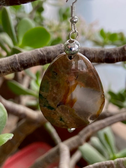 Rhyolite Oval Earrings