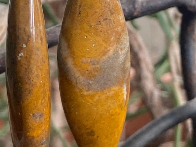 Mustard Jasper Earrings