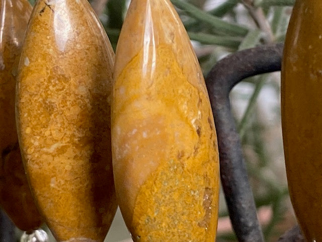 Mustard Jasper Earrings